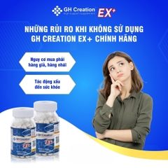 Tăng chiều cao độ tuổi từ 4 - 30 tuổi GH Creation EX + Nhật Bản giúp hỗ trợ phát triển chiều cao tự nhiên, lành tính và hiệu quả