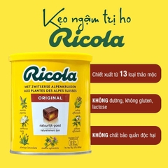 Kẹo thảo dược Ricola Original Herb 250g giảm ho, đau rát viêm họng