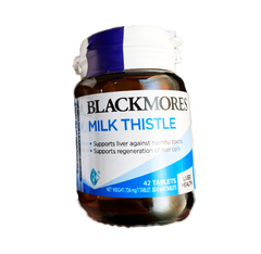 Thải độc gan blackmores milk thislte 42 viên - giải độc và detox cho gan khỏe mạnh
