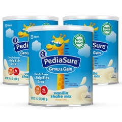 Sữa bột pediasure vanilla grow&gain 400g Mỹ cho bé từ 1 -10 tuổi