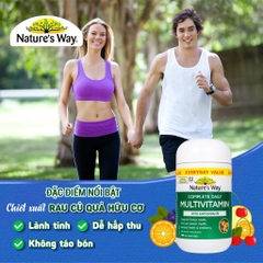 Vitamin tổng hợp Nature’s Way Complete Daily Multivitamin100 Viên bổ sung vitamin và khoáng chất