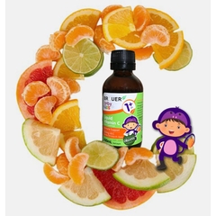 Siro vitamin c brauer baby kids liquid cho trẻ trên 1 tuổi tăng cường đề kháng chai 100ml