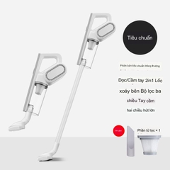 Máy hút bụi trắng cầm tay kaisa villa cho gia đình lực hút lớn, tiếng ồn thấp, siêu tiện lợi