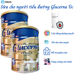 Sữa bột dành cho người tiểu đường Glucerna Vanilla 850g Úc