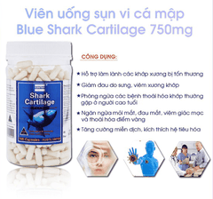 Sụn cá mập costar blue shark cartilage 750mg 365 viên giảm đau nhức xương khớp