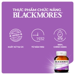 Viên uống bổ não blackmores gingkoforte 40 viên - giảm tình trạng lo lắng căng thẳng và suy giảm trí nhớ