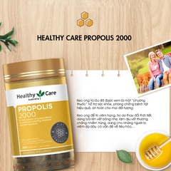 Keo ong Propolis 2000mg Healthy Care đề kháng 200 viên