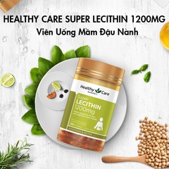 Tinh chất mầm đậu nành Healthy Care Super Lecithin 1200mg 100 viên
