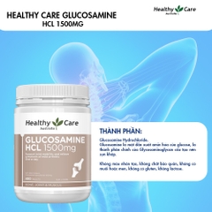 Viên uống xương khớp Glucosamine HCL 1500mg Healthy Care 400 viên