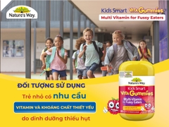 Nature's Way vita gummies multi vitamin For fussy eaters - vitamin tổng hợp dành cho bé biếng ăn