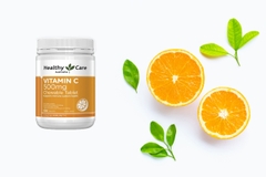 Viên nhai Vitamin C 500mg Chewable Healthy Care hỗ trợ làm đẹp da, tăng đề kháng 500 viên