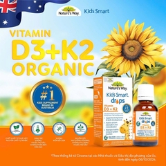 Nature's Way Kids Smart Drops Vitamin D3 + K2 - Vitamin D3K2 Organic 11ml