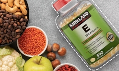 Viên uống vitamin E 400IU Kirkland Signature trắng sáng da, ngừa lão hóa hộp 500 viên