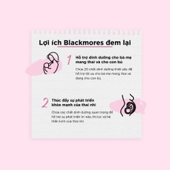 Viên uống bổ sung vitamin tổng hợp cho bà bầu Blackmores pregnancy and breast-feeding gold 60 viên