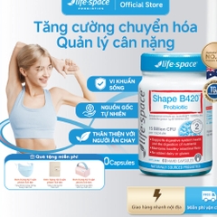 Men vi sinh Life Space Shape B420 Probiotic 60 viên hỗ trợ giảm cân, đốt mỡ,cải thiện tiêu hóa và giảm táo bón