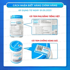 Men vi sinh Life Space Double Strength hỗ trợ tiêu hóa khỏe mạnh và hỗ trợ tăng cường sức đề kháng lọ 30 viên