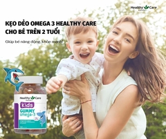 Omega 3 cho bé Healthy Care Kids Gummy Hỗ trợ phát triển trí tuệ toàn diện, tăng cường thị lực, Giúp bé học tập và ghi nhớ tốt hơn (dạng kẹo) 250 viên