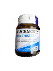 Thải độc gan blackmores milk thislte 42 viên - giải độc và detox cho gan khỏe mạnh