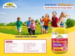 Nature's Way vita gummies multi vitamin For fussy eaters - vitamin tổng hợp dành cho bé biếng ăn