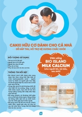 Bio Island Milk Calcium Bone Care 150 viên bổ sung canxi cho mẹ bầu