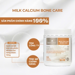 Bio Island Milk Calcium Bone Care 150 viên bổ sung canxi cho mẹ bầu
