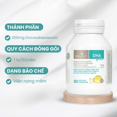Bổ sung Bio Island DHA for kids cho bé 60 viên từ 4 tuần tuổi trở lên