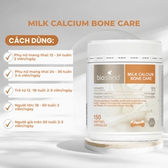 Bio Island Milk Calcium Bone Care 150 viên bổ sung canxi cho mẹ bầu