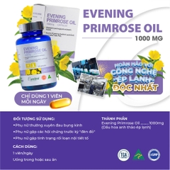 Tinh dầu hoa anh thảo ép lạnh Careline Evening Primrose Oil 1000mg 60 viên