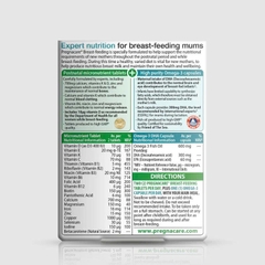 Vitabiotics Pregnacare Breast - feeding 84 tabs bổ sung vitamin và khoáng chất cho phụ nữ cho con bú