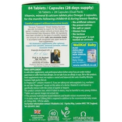 Vitabiotics Pregnacare Breast - feeding 84 tabs bổ sung vitamin và khoáng chất cho phụ nữ cho con bú
