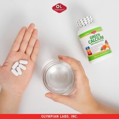 Bổ sung canxi hữu cơ cho cơ thể Olympian Labs Green Calcium with Vitamin K2/D3 hộp 100 viên