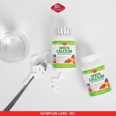 Bổ sung canxi hữu cơ cho cơ thể Olympian Labs Green Calcium with Vitamin K2/D3 hộp 100 viên