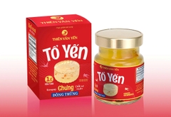 Thiên Vân Yến - Tổ Yến Chưng Đông Trùng - Yến tươi 1g - Hộp 1 hũ