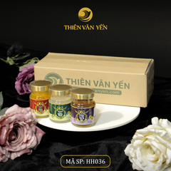 Set 10 Hộp 9g - Mix 3 Vị  (3 Đường Phèn, 4 Đông Trùng, 3 Saffron Tía Tô Đất)