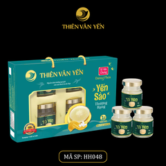 Hộp Quà Tặng 6 Hũ - Tổ Yến Chưng Đường Phèn 1G (Hộp Mềm) - Thiên Vân Yến