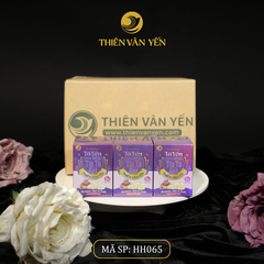 Thùng 24 Hũ - Tổ Yến Chưng Saffron Tía Tô Đất 9g Yến Tươi - Thiên Vân Yến