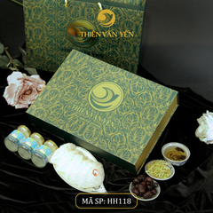 Hộp quà tặng 18 hũ - Tổ yến chưng Đường ăn kiêng 3g - Hoàng gia - Thiên Vân Yến