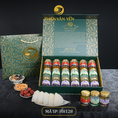 Hộp Quà Tặng 18 Hũ 3g, mix 3 vị ( 6ĐP, 6ĐT, 6TT) - Hoàng Gia - Thiên Vân Yến