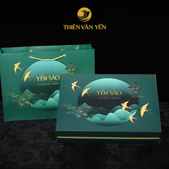 Hộp quà tặng 10 hũ - Mix 3 vị 9g (4ĐT, 3ĐP, 3SF) - Bầu trời xanh - Thiên Vân Yến