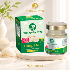 Tổ Yến Chưng Đường Phèn - Yến Tươi 3g - Hộp 1 Hũ - Thiên Vân Yến