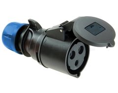 F213-6Eco Ổ cắm nối PCE 2P + E 16A 6H IP44