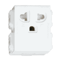 Ổ cắm đơn có dây nối đất Panasonic WEV1181-7SW