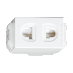 Ổ cắm đơn có màn che Panasonic WEV1081-7SW