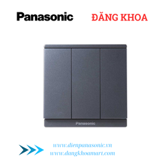 Bộ 3 công tắc C, 2 chiều Moderva xám ánh kim WMF506MYH-VN
