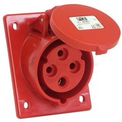 F424-6 Ổ cắm gắn âm nghiêng không kín nước IP44