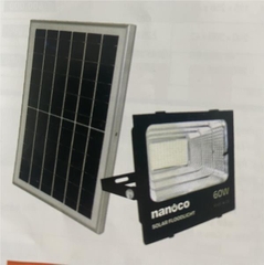 Đèn pha led 100W solar năng lượng mặt trời Nanoco NLFS100625L+NLFS100625S