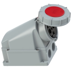 F134-6 Ổ cắm nổi loại kín nước 63A 4P 400V 6H IP67