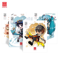 Tập Học Sinh Class Cosplay - 4 Ô Ly Vuông - 200 Trang 70gsm - Hồng Hà 0454