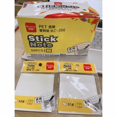 Giấy note trong suốt KuangCai KC-206