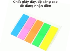Giấy note phân trang 5 màu Hồng Hà-6665